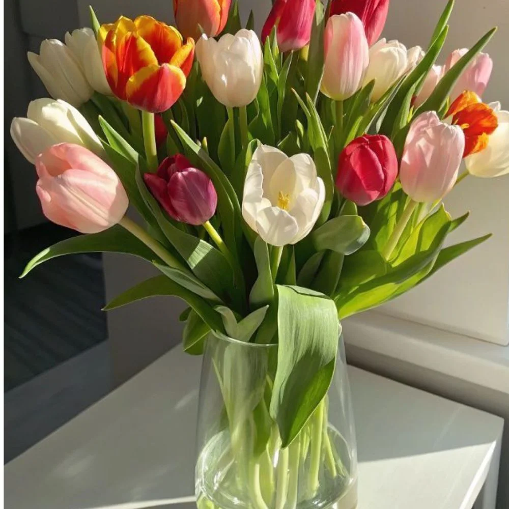 Bouquet de Tulipes, par Fleurs d’élégance, fleuriste à Caen