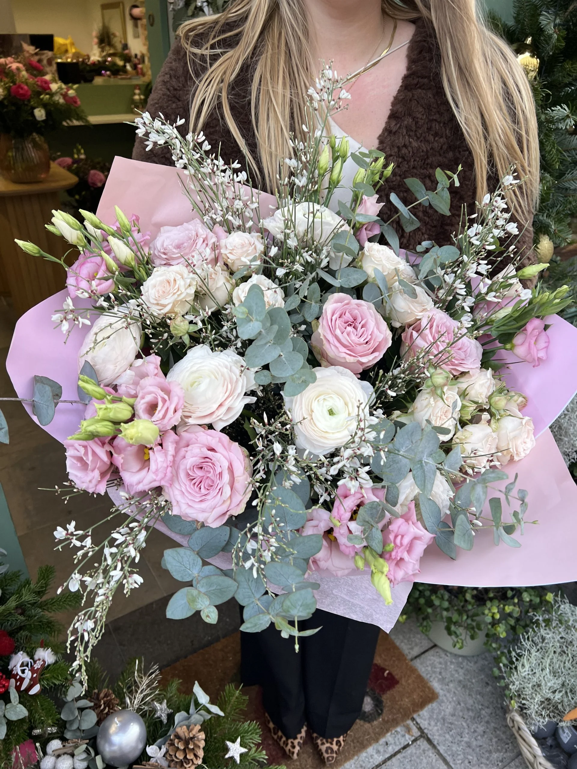 Bouquet pastel, par Fleurs d’élégance, fleuriste à Caen