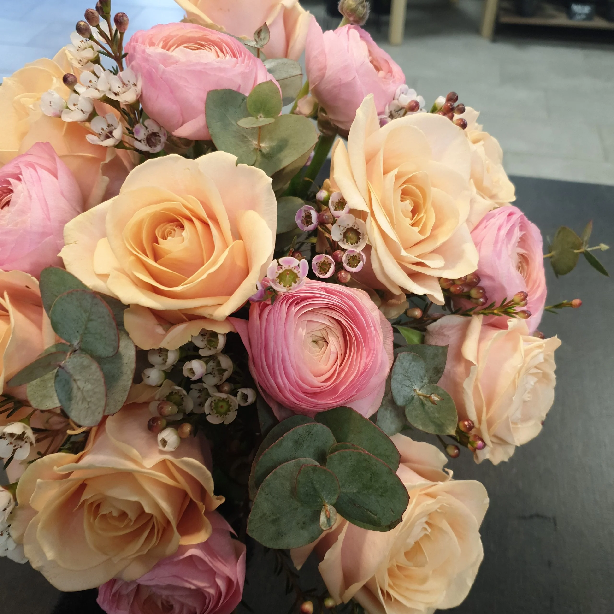 Bouquet Naissance, par Un jour une fleur, fleuriste à Tigery