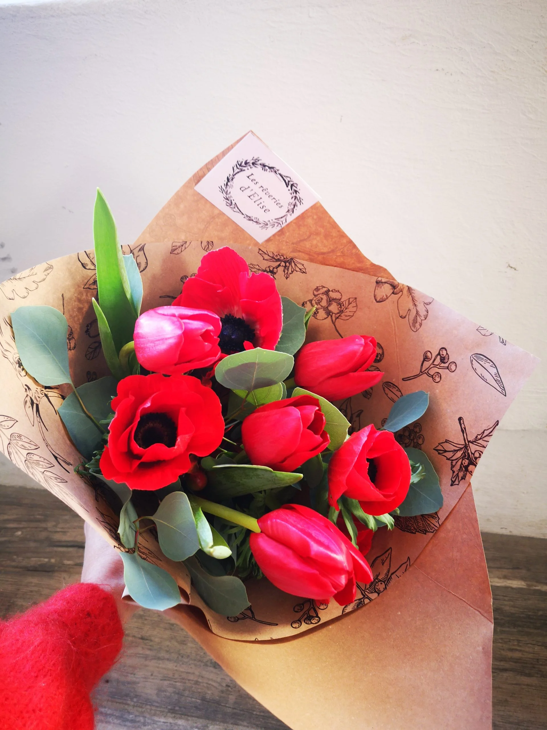 Bouquet de Tulipes, par Les Rêveries d'Elise - Studio floral, fleuriste à Aix-en-Provence
