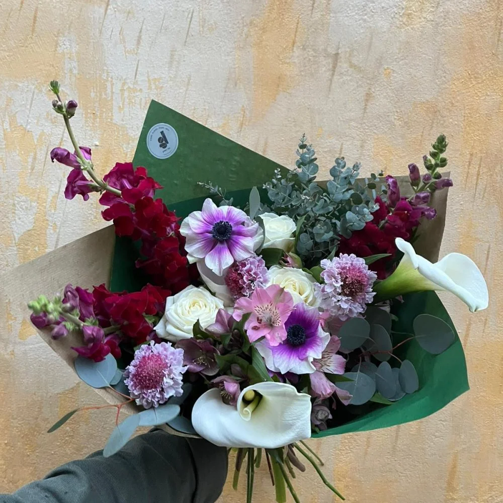 Bouquet Hiver, par Green Lab, fleuriste à Aix-en-Provence