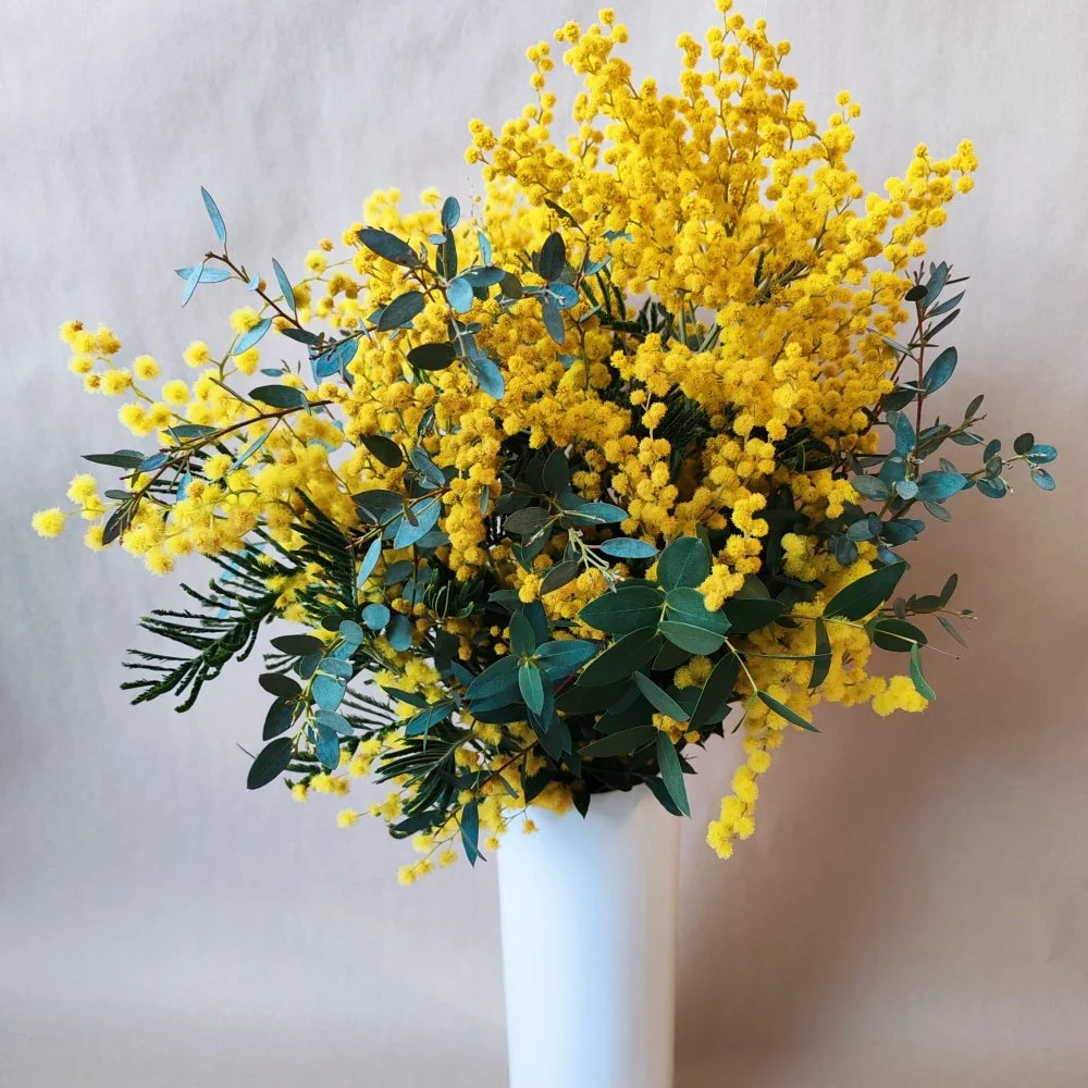 Bouquet de Mimosa, par Les Rêveries d'Elise - Studio floral, fleuriste à Aix-en-Provence