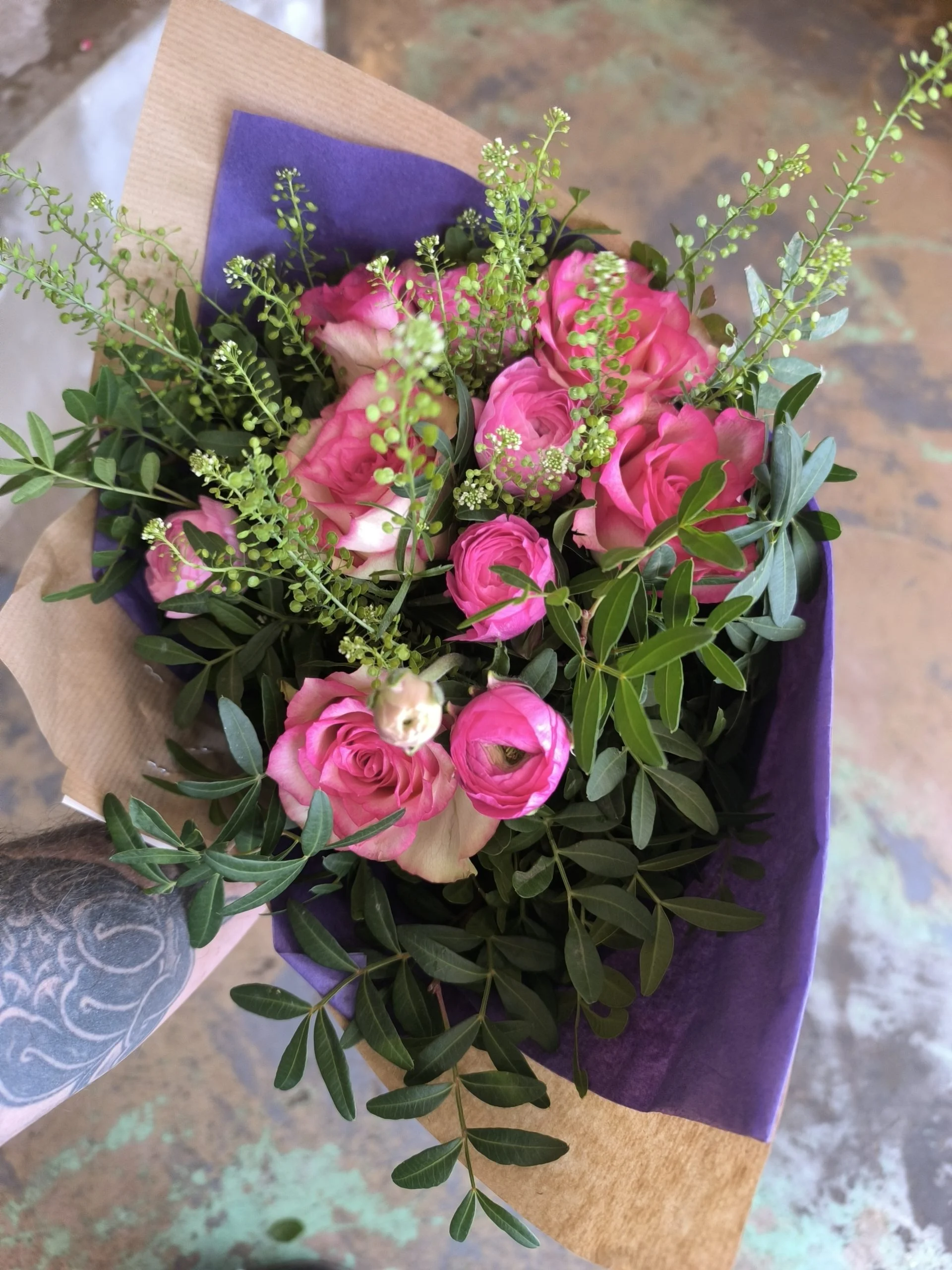 Bouquet du jardin, par Le Jardin des Carmes, fleuriste à Langon