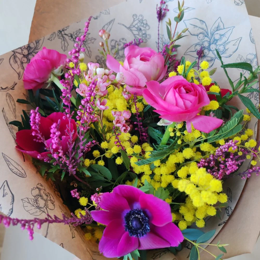 Bouquet Février, par Les Rêveries d'Elise - Studio floral, fleuriste à Aix-en-Provence