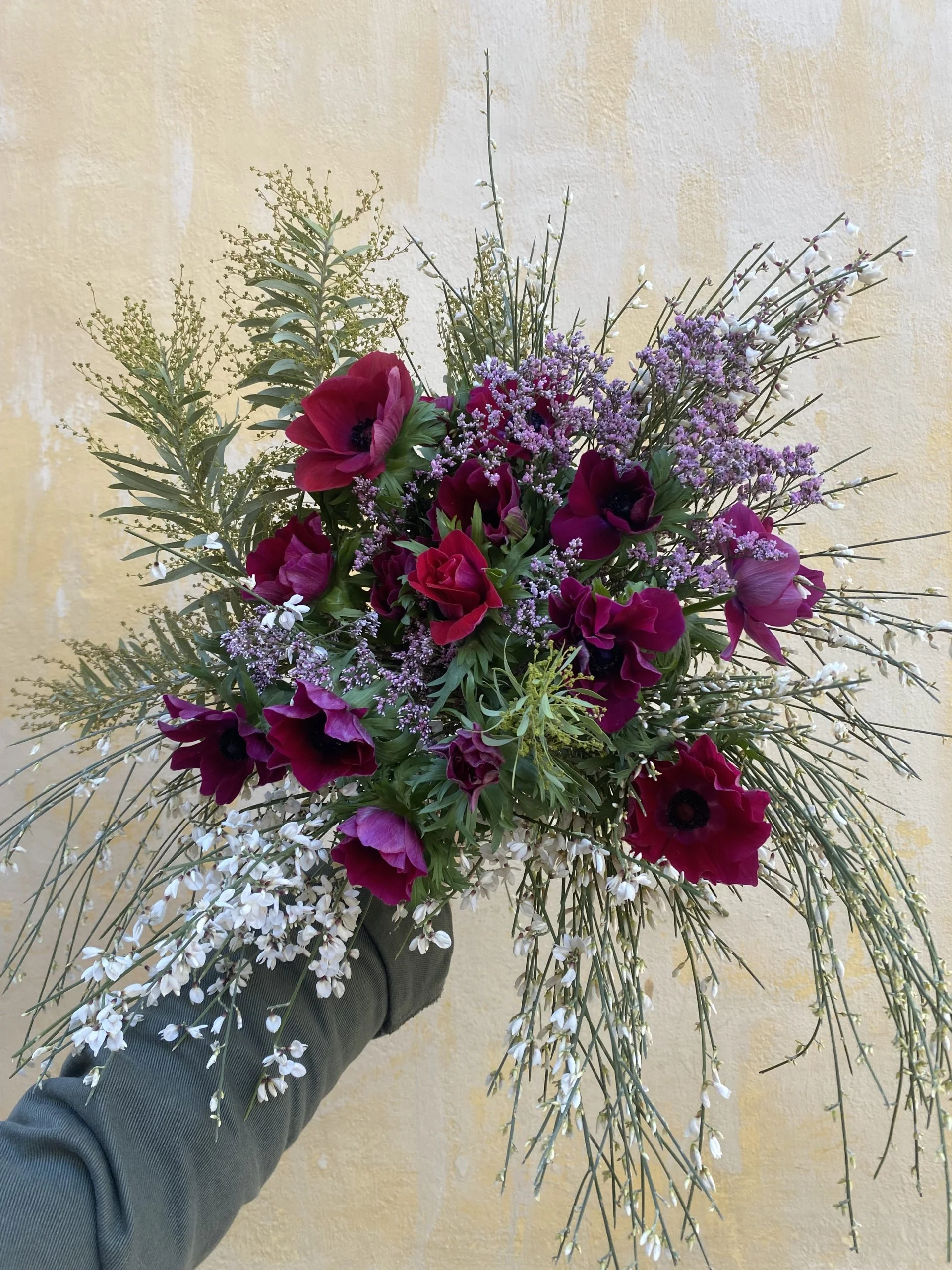 Bouquet d&rsquo;Anémones, par Green Lab, fleuriste à Aix-en-Provence