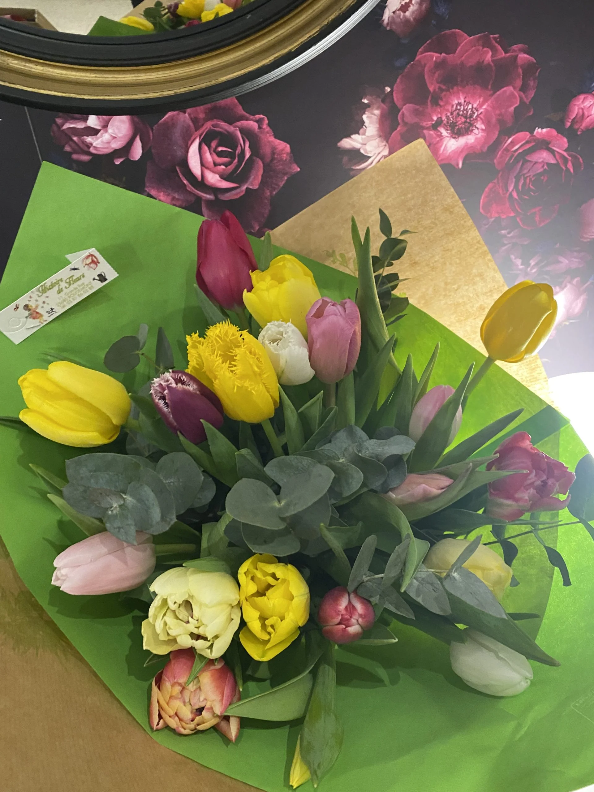 Bouquet de tulipes, par Histoire de Fleurs Rougemont, fleuriste à Rougemont