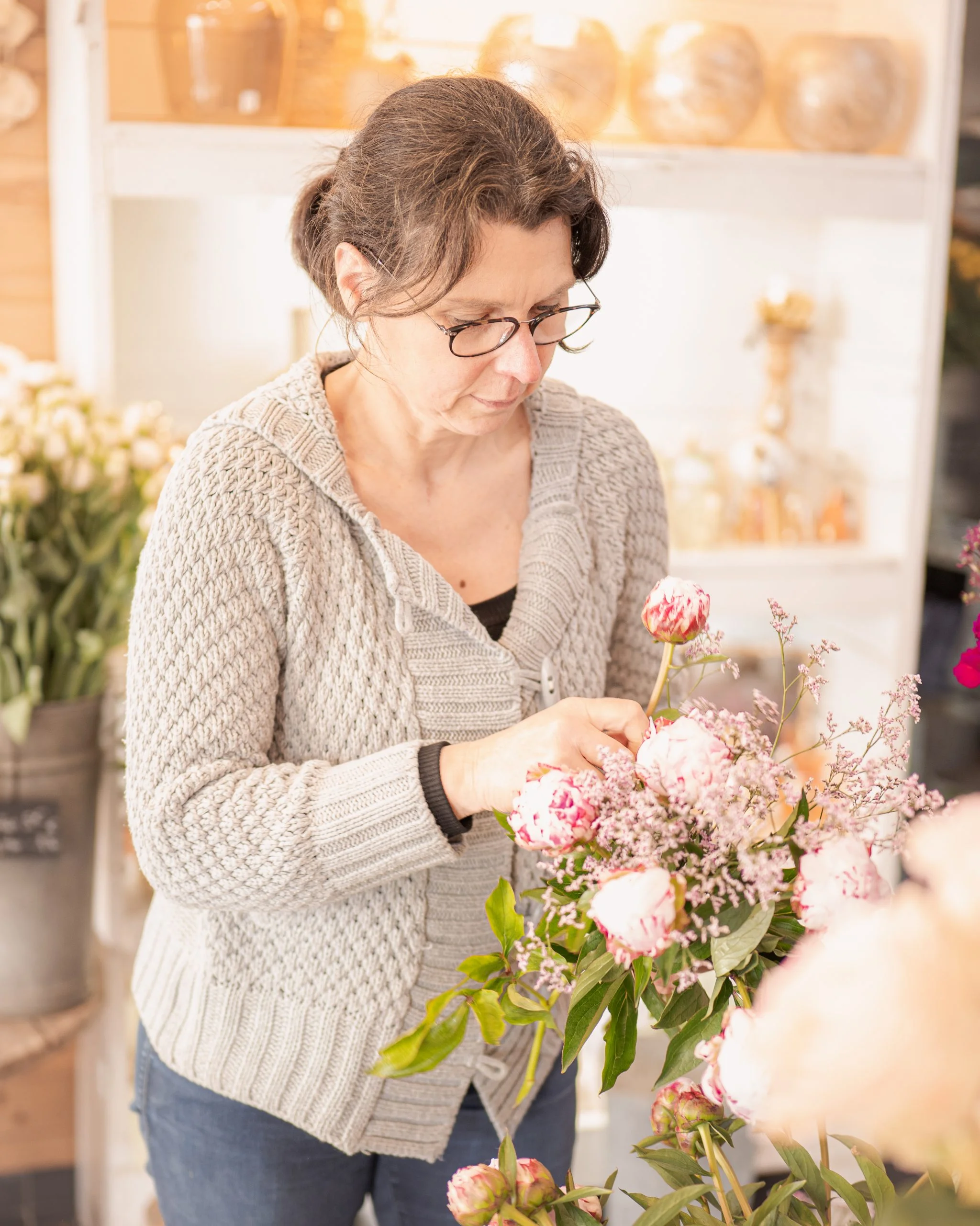 Livraison de fleurs Couëron et proximité, par Grain de Pollen, artisan fleuriste