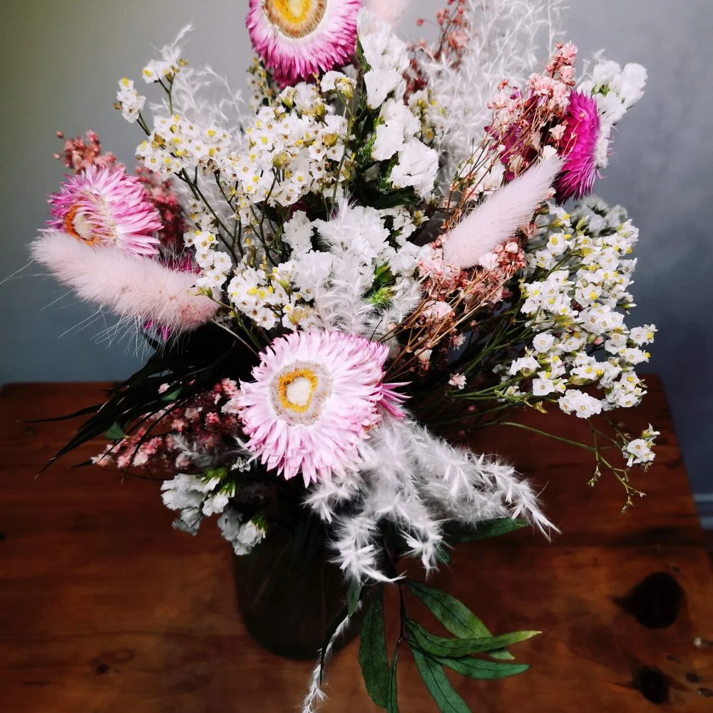 Bouquet de Fleurs Séchées, par Les Rêveries d'Elise - Studio floral, fleuriste à Aix-en-Provence