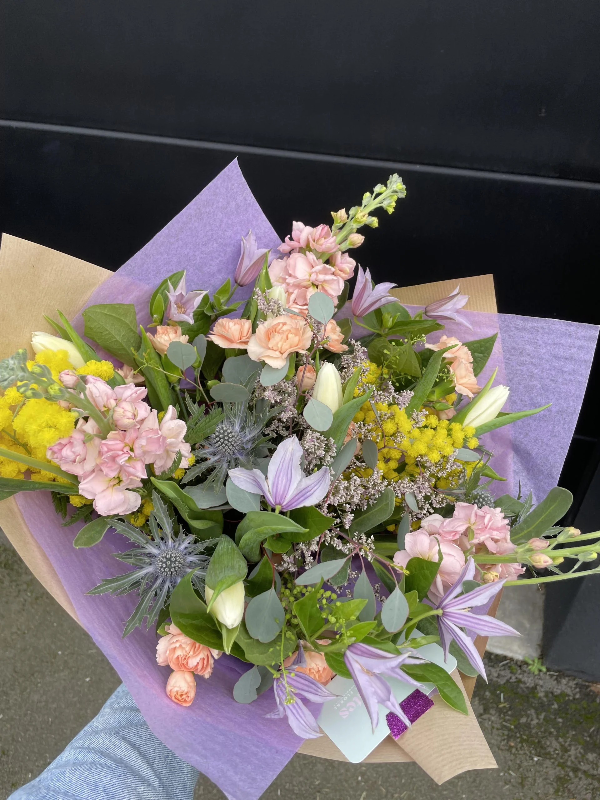 Bouquet Naissance, par Les Imparfaites, fleuriste à Cesson-Sévigné