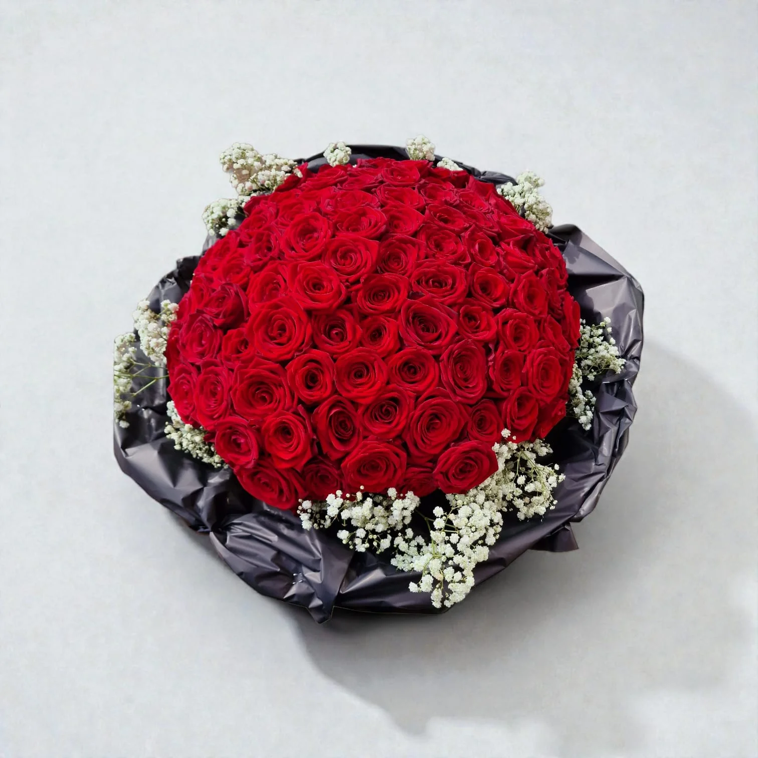 Red Rose Passion Bouquet, par Les fleurs de Mila, fleuriste à Londerzeel