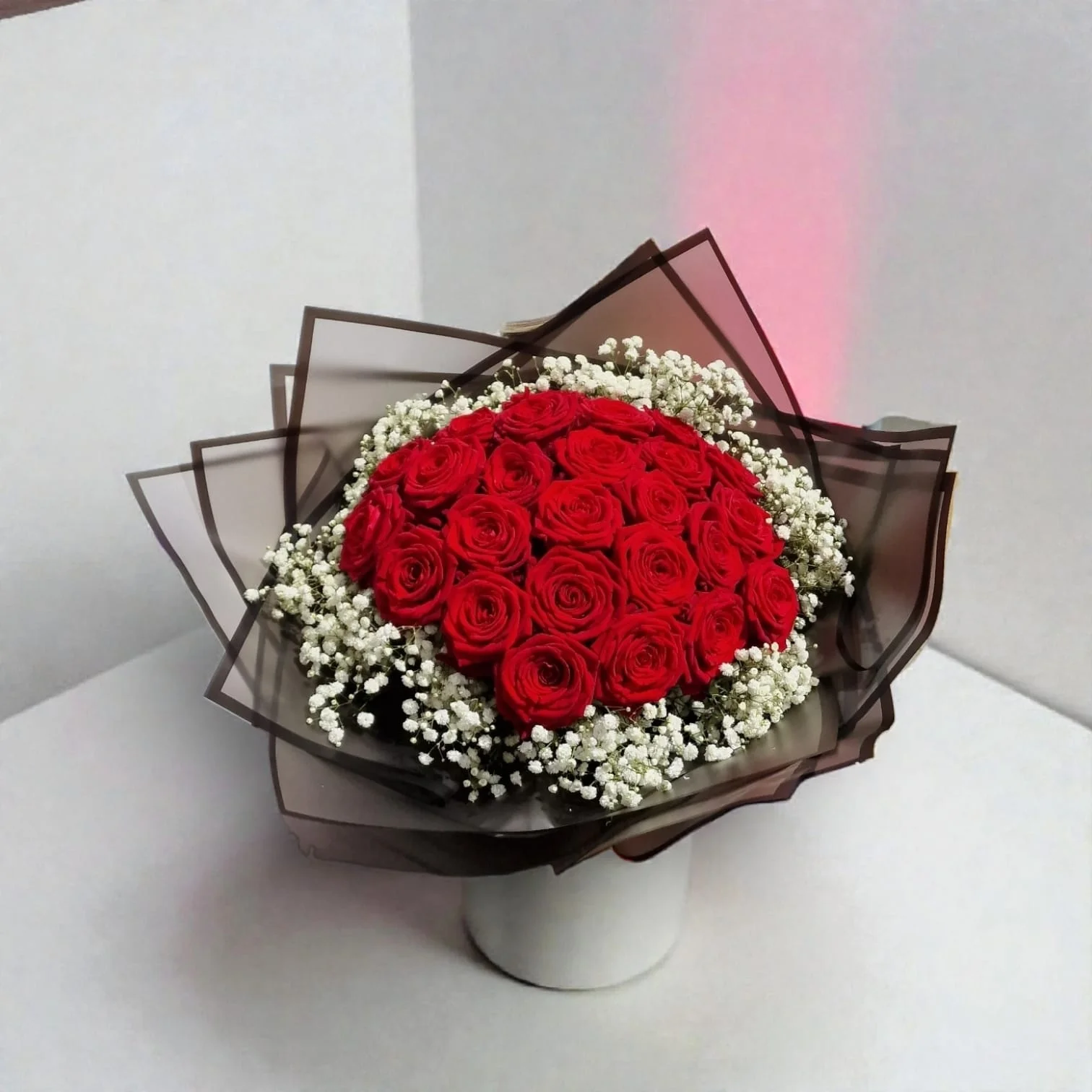 Crimson Elegance, par Les fleurs de Mila, fleuriste à Londerzeel