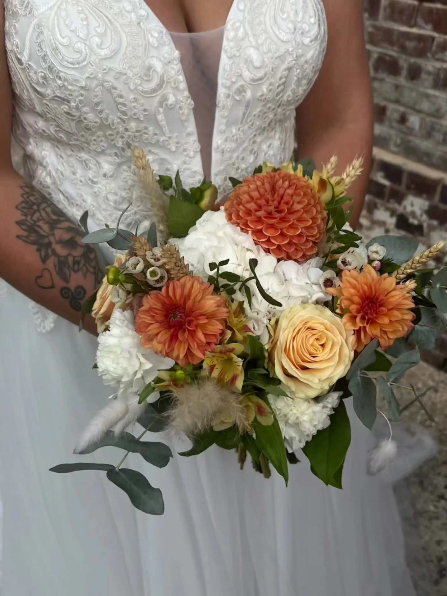 Bouquet Mariage, par Végétalys, fleuriste à Maromme