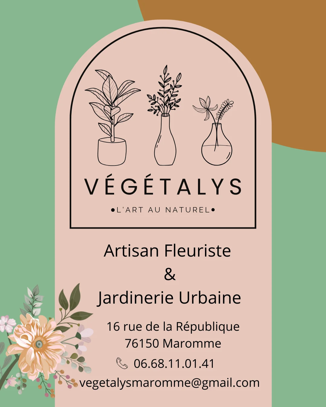 Livraison de fleurs Maromme et proximité, par Végétalys, artisan fleuriste