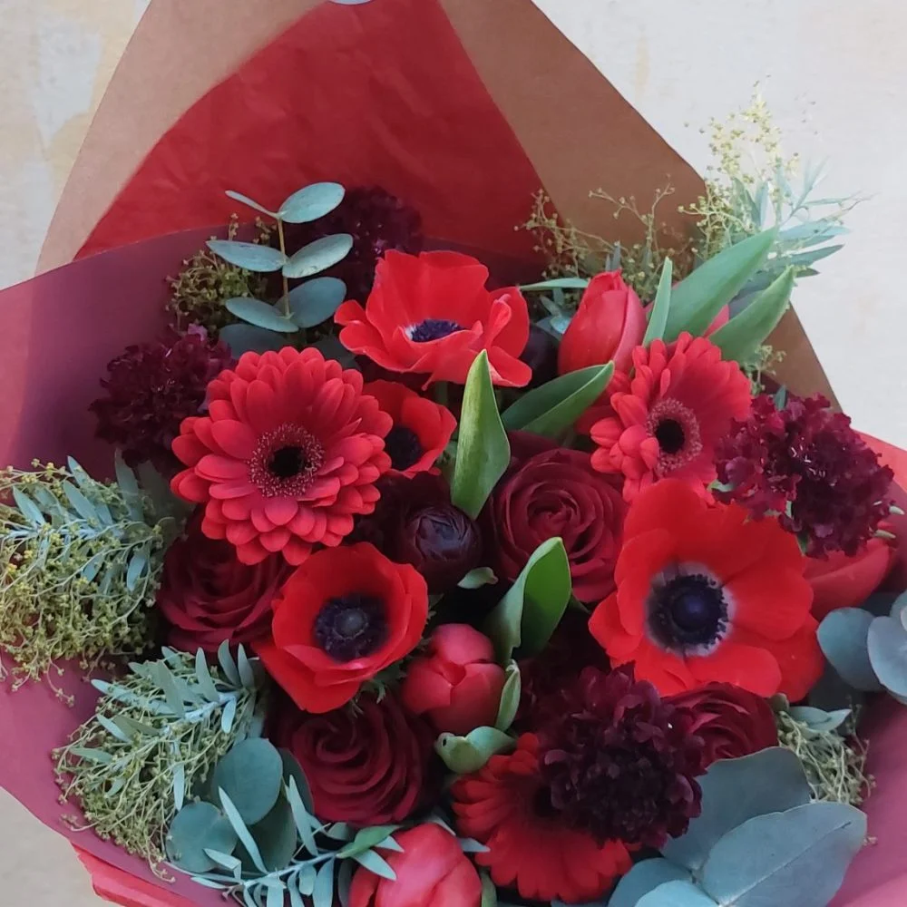 Bouquet Saint-Valentin, par Green Lab, fleuriste à Aix-en-Provence