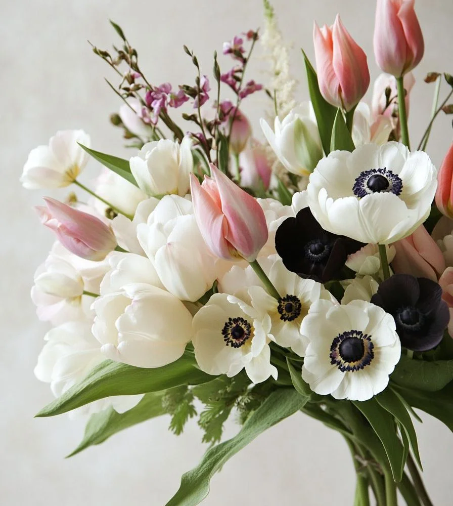 Bouquet de saison, par Art Végétal, fleuriste à Corbas