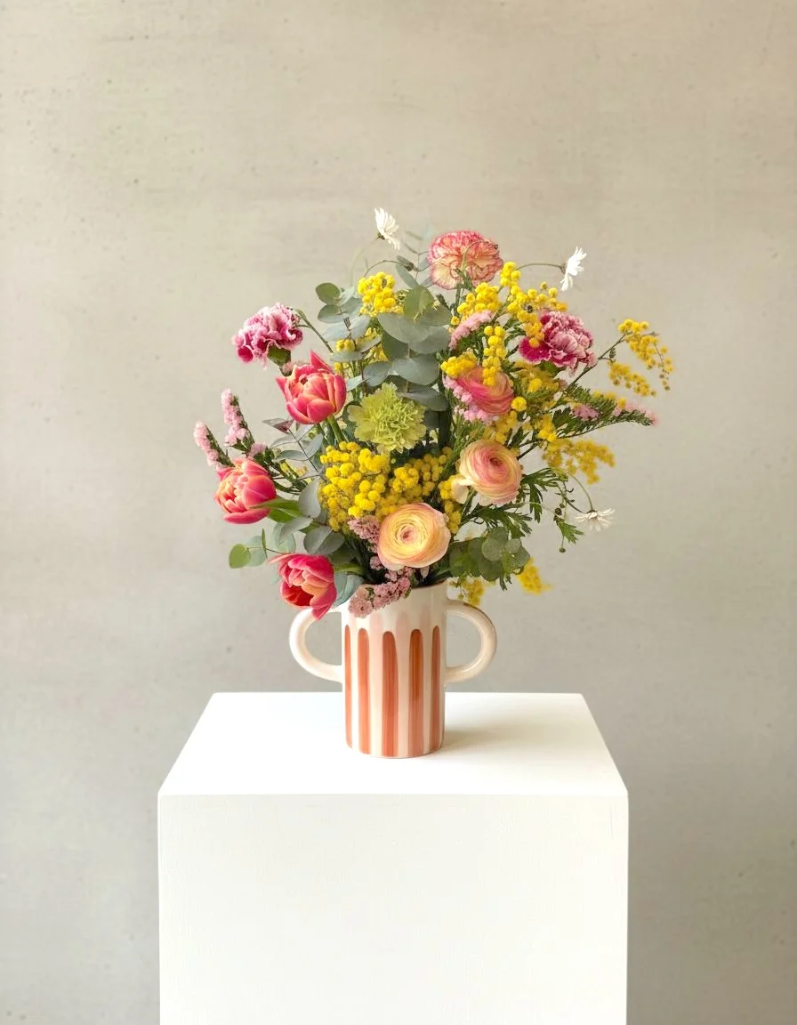 Bouquet Fête des Grands-Mères, par Canopée Marseille, fleuriste à Marseille