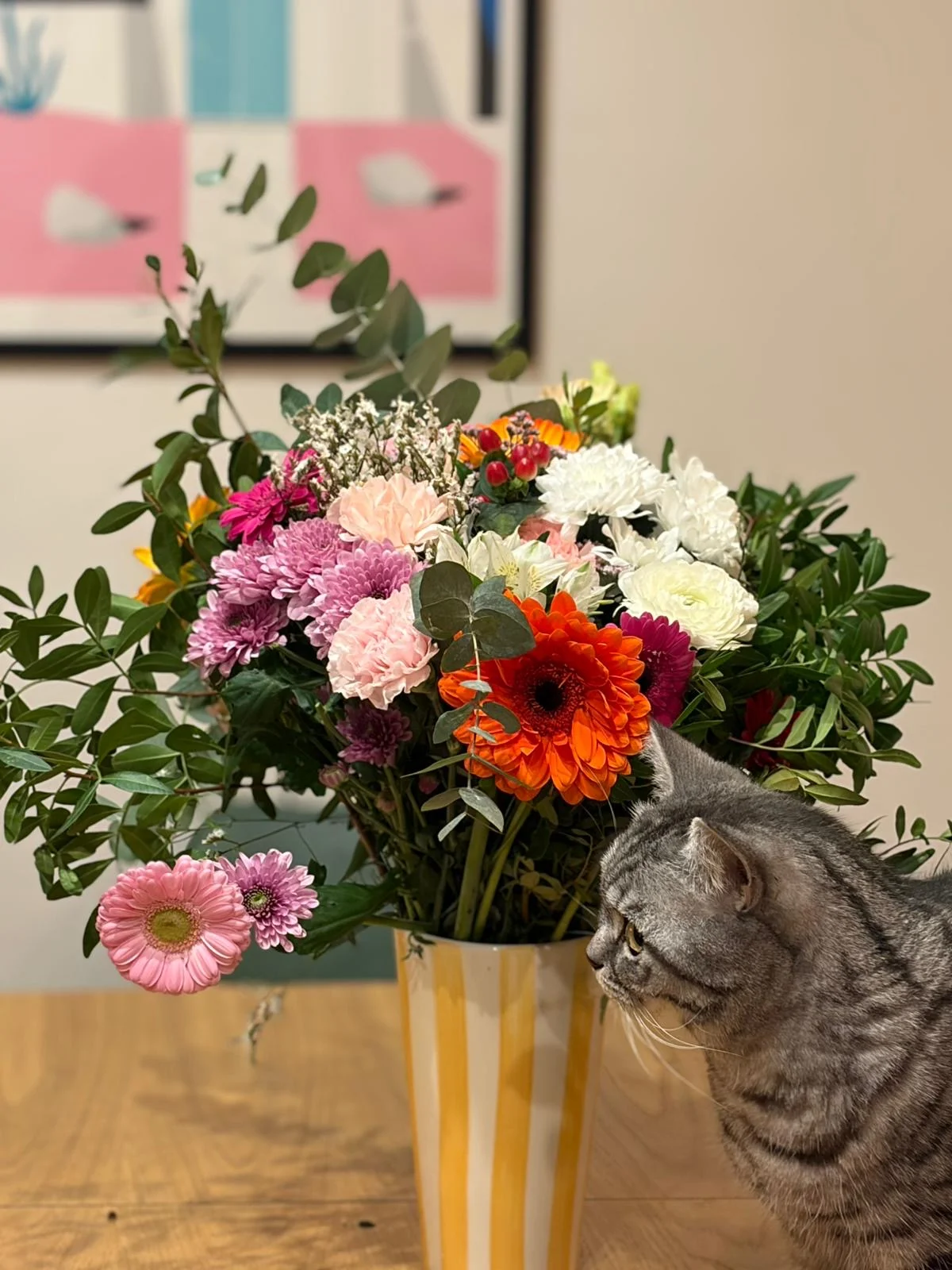 Harmonie Colorée – fraîcheur vibrante et élégance naturelle, par Au Bouquet de la Reine, fleuriste à Boulogne-Billancourt