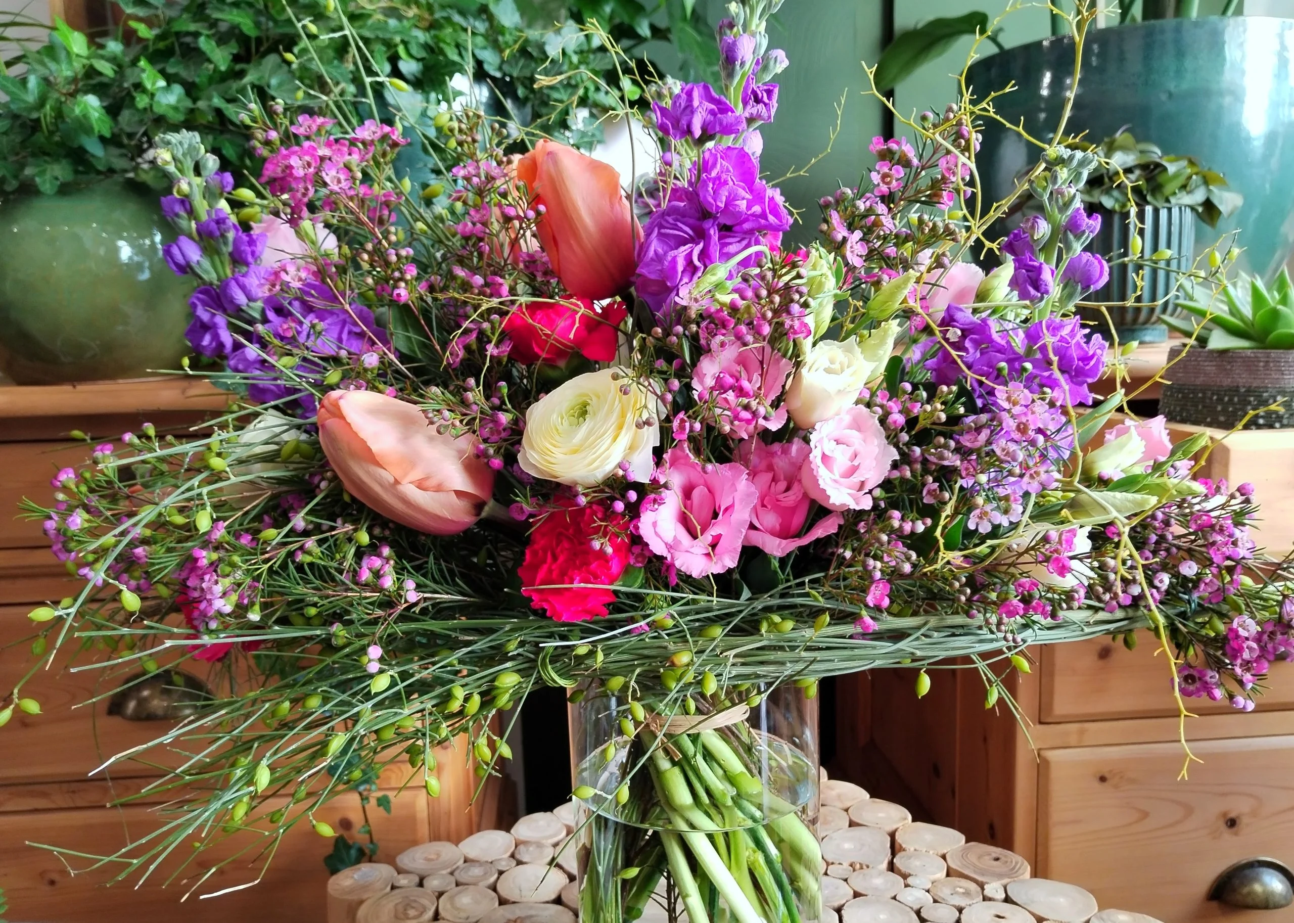 Bouquet de l&rsquo;Artisan, par Hana Fleurs, fleuriste à Aubenas