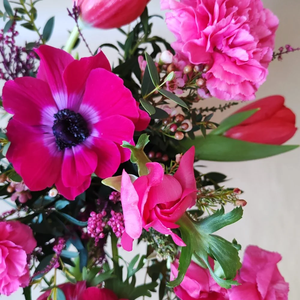 Bouquet Fuchsia, par Les Rêveries d'Elise - Studio floral, fleuriste à Aix-en-Provence