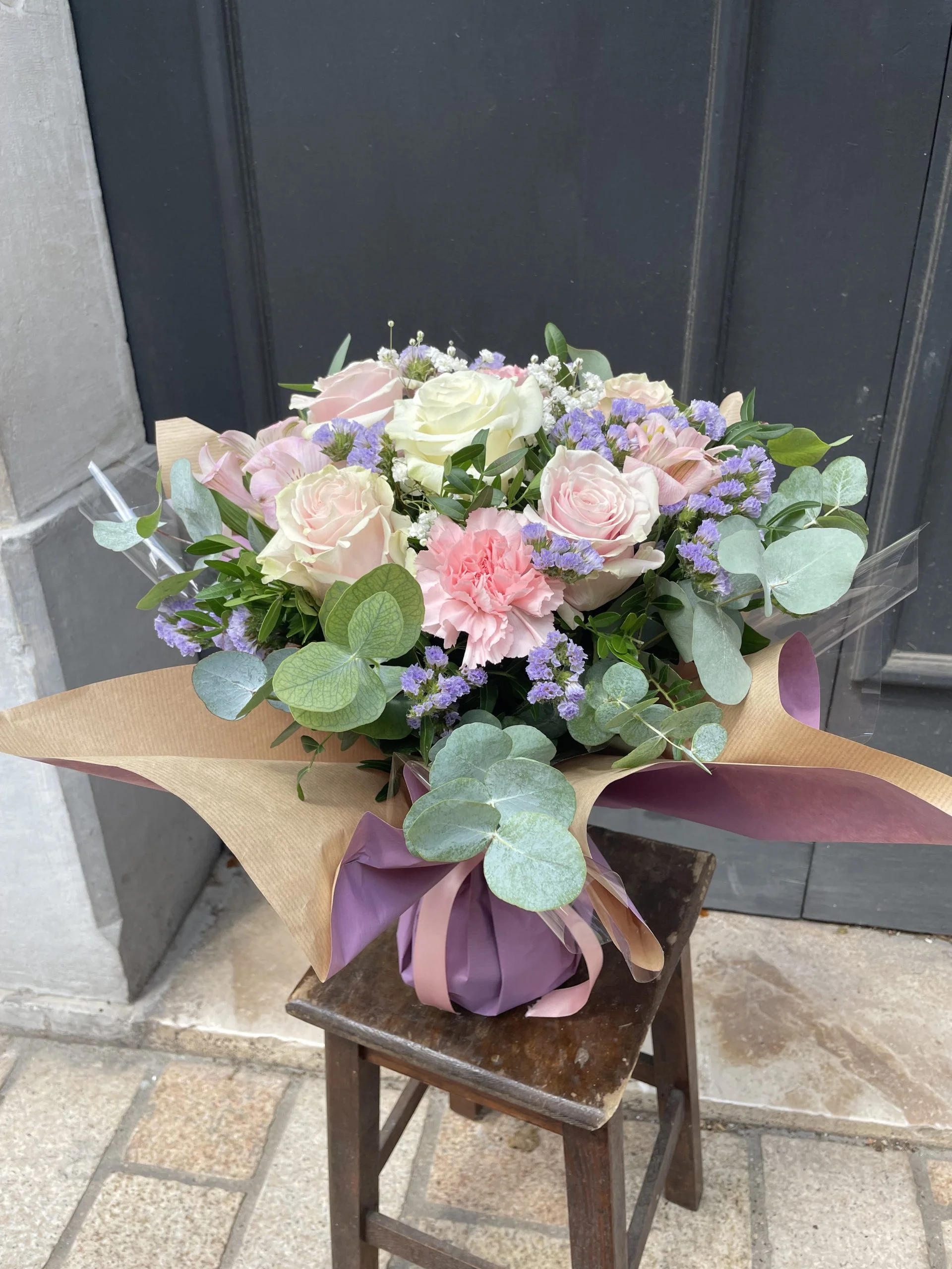 Bouquet Pastel, par La Rose d'Or, fleuriste à Ollioules