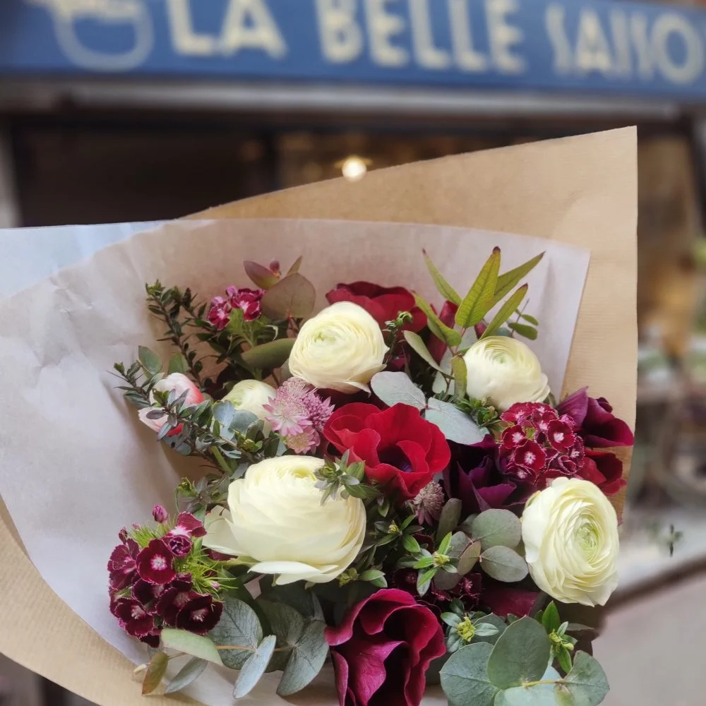 Bouquet Saint-Valentin, par La Belle Saison, fleuriste à Toulouse