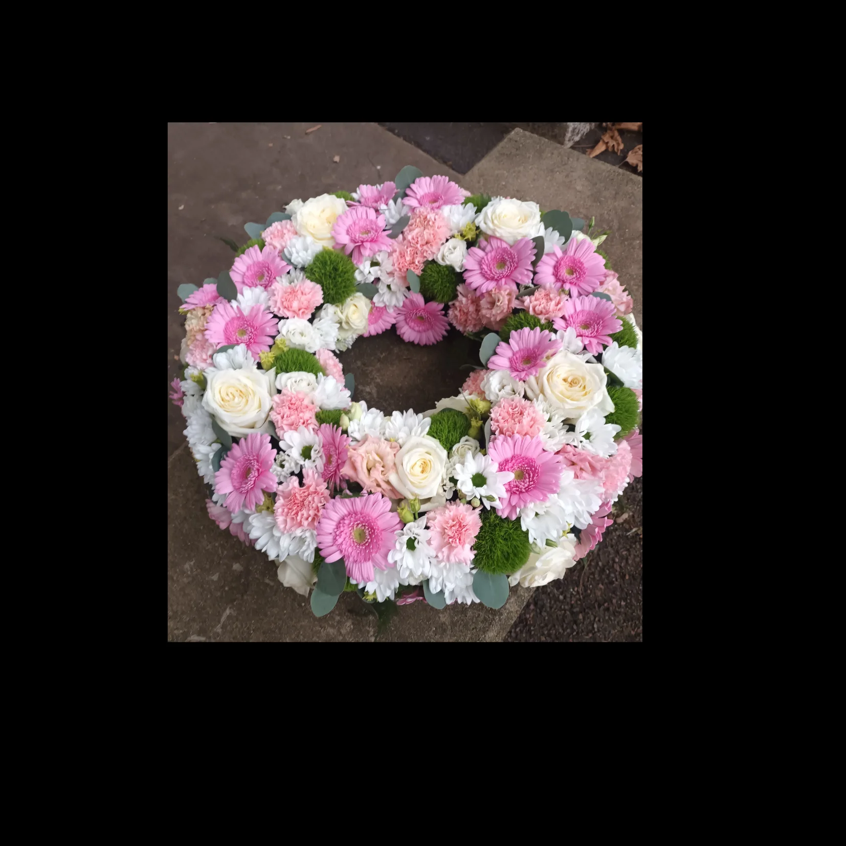 Couronne de deuil, par Monloup artisan fleuriste, fleuriste à Roanne