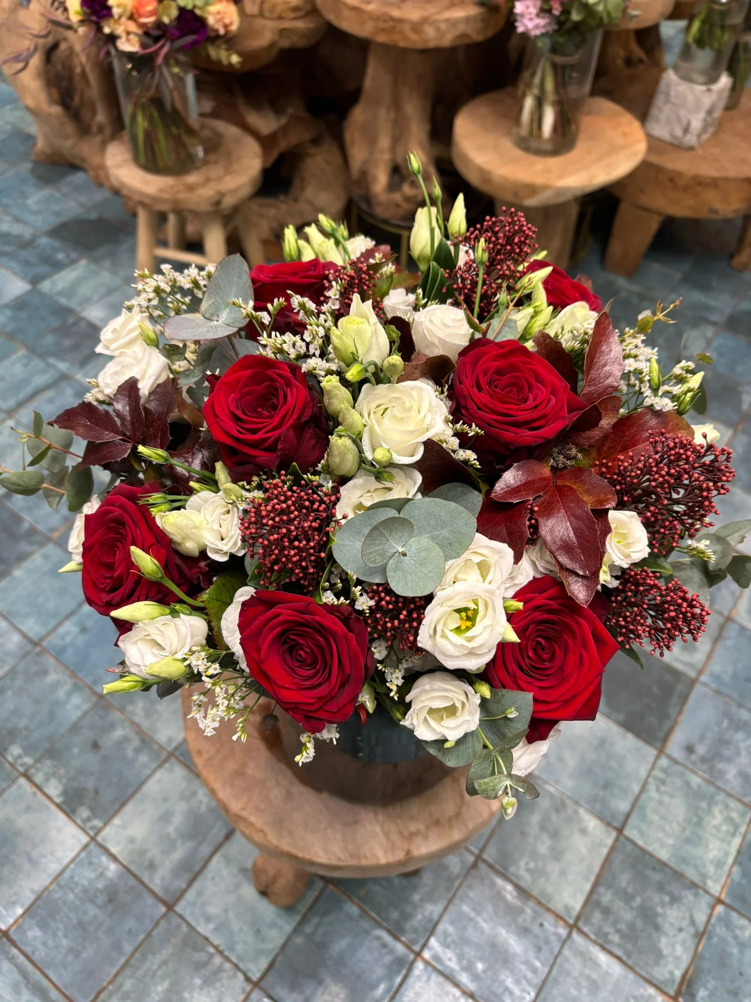 Bouquet Saint-Valentin, par Les Lys d'Auteuil, fleuriste à Paris
