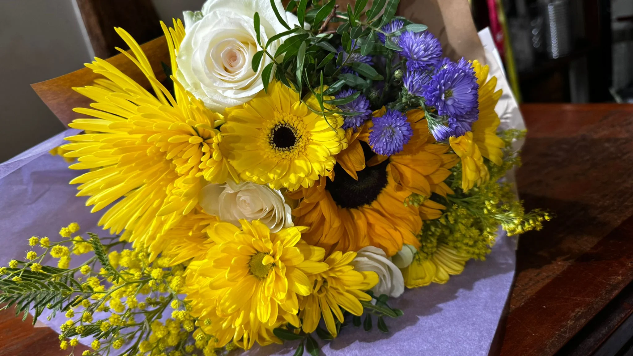Bouquet Naissance, par Les Fleurs de Lutece, fleuriste à Paris