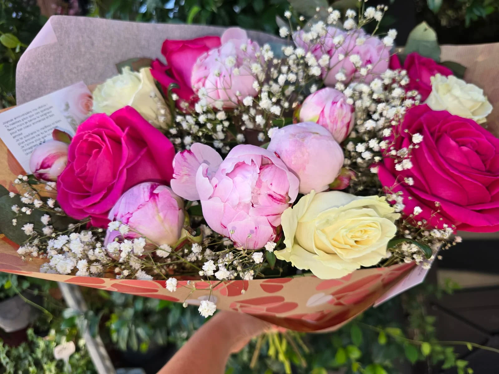 Bouquet Fête des Mères, par Les Fleurs de Lutece, fleuriste à Paris