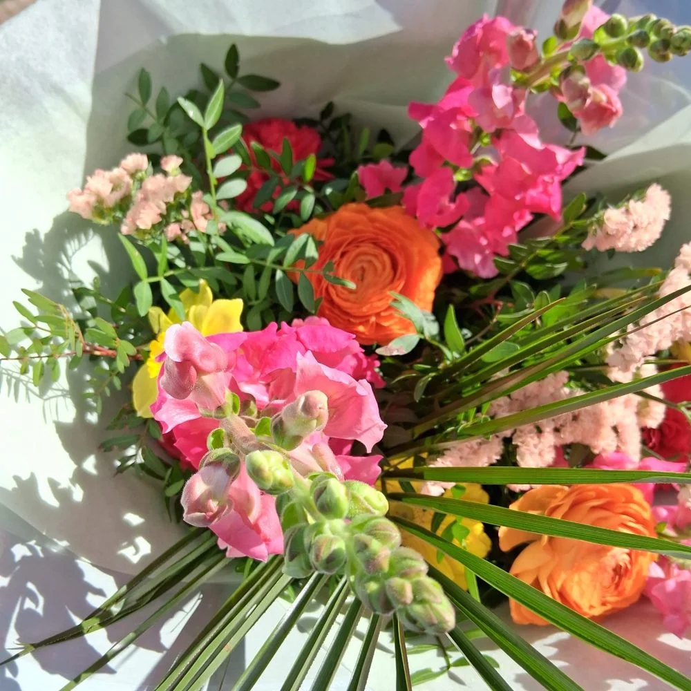 Bouquet Coloré, par Bonheur des fleurs, fleuriste à La Montagne