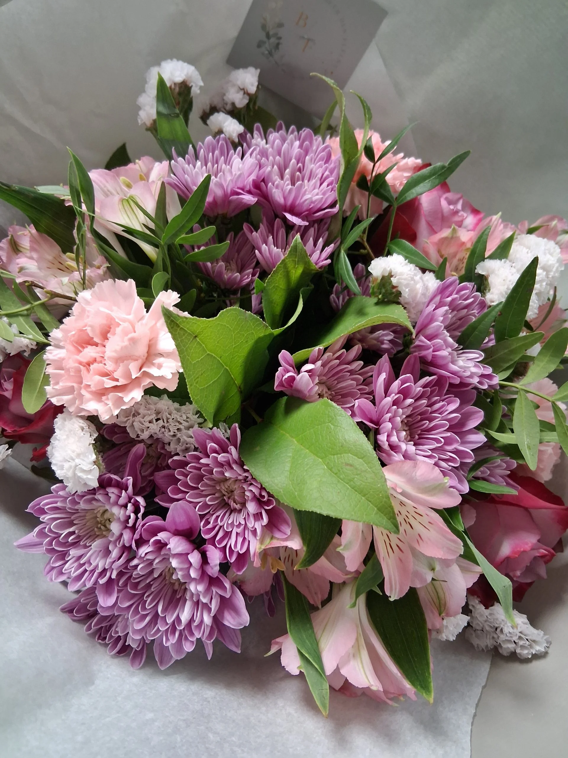 Bouquet Romantique, par Bonheur des fleurs, fleuriste à La Montagne