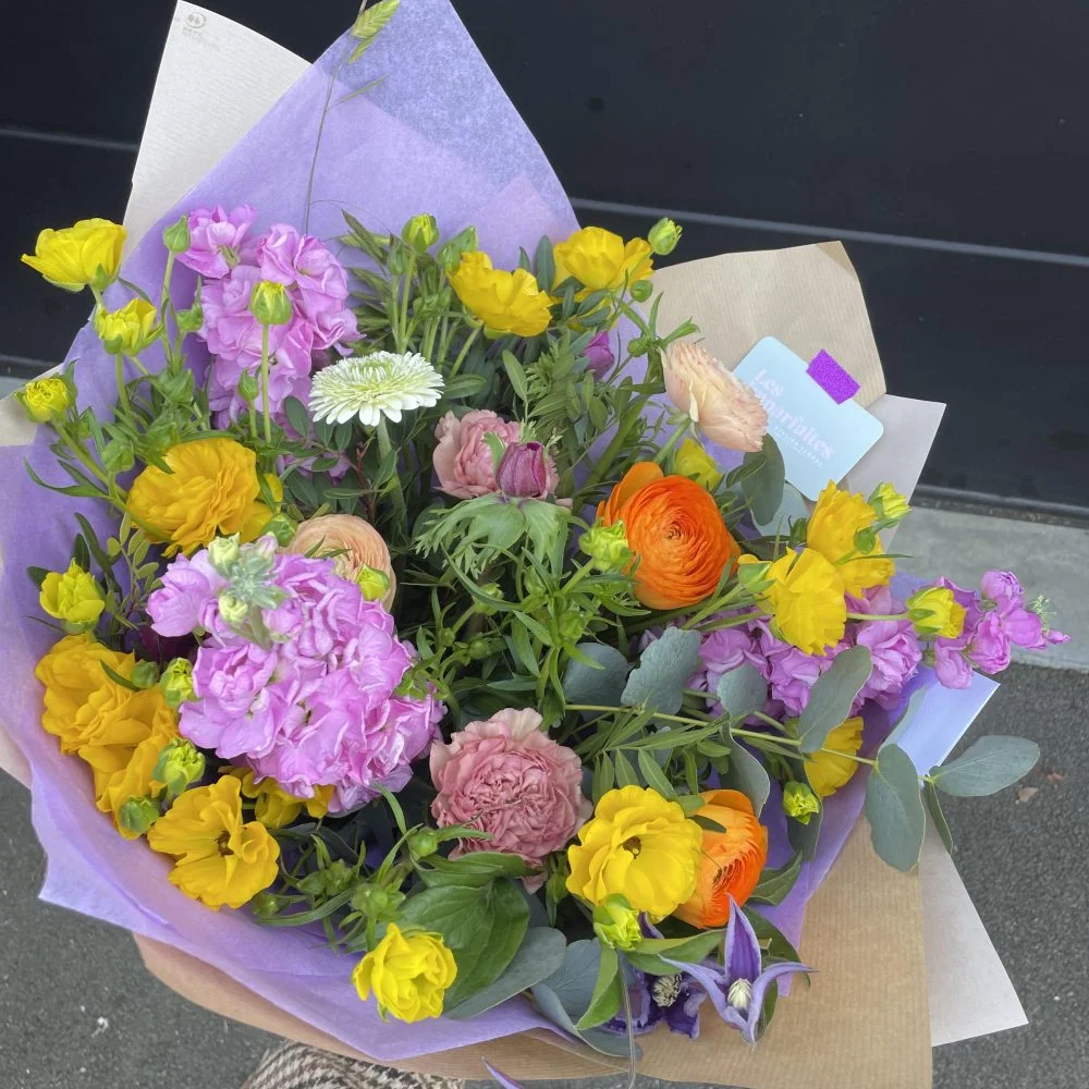 Bouquet Printemps, par Les Imparfaites, fleuriste à Cesson-Sévigné