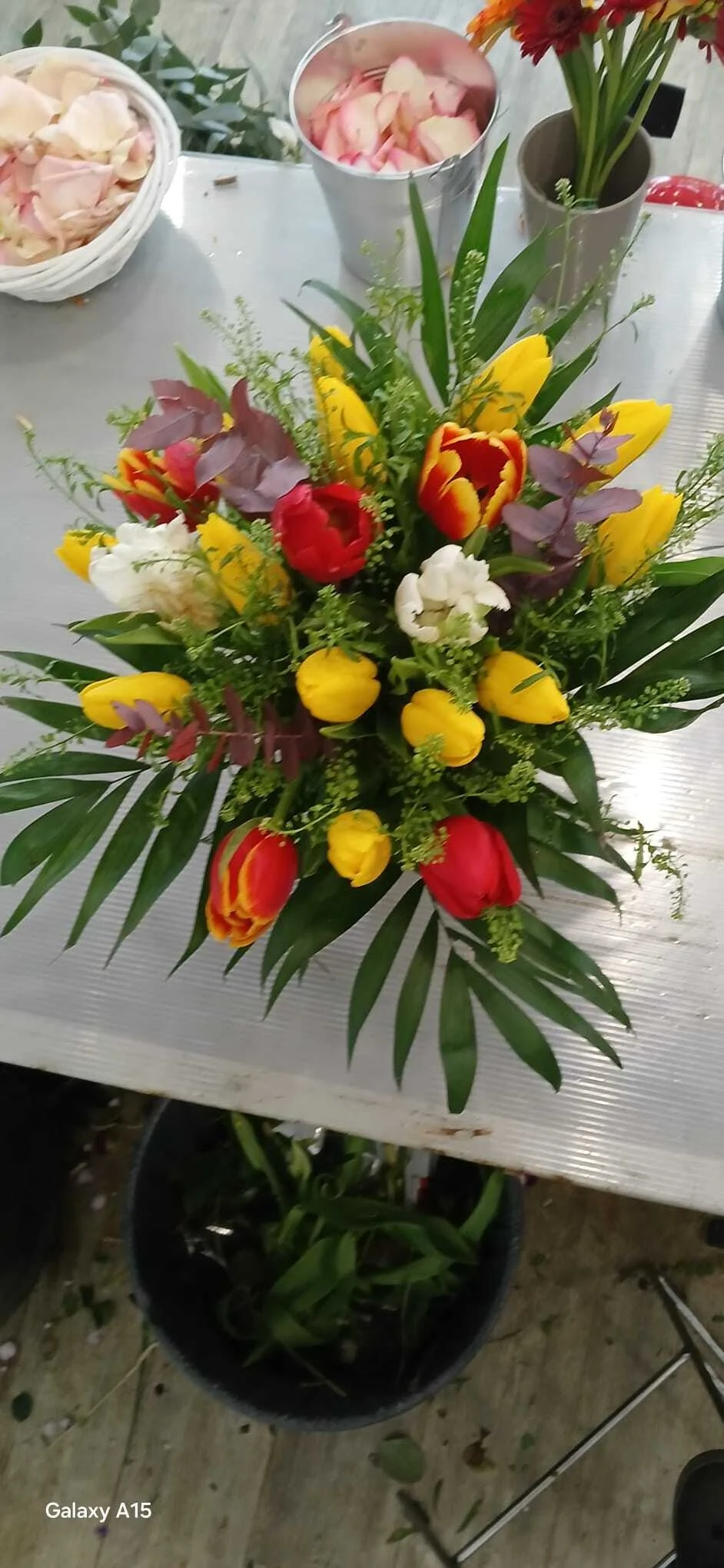 Bouquet Félicitations, par Mefa Fleurs, fleuriste à Paris
