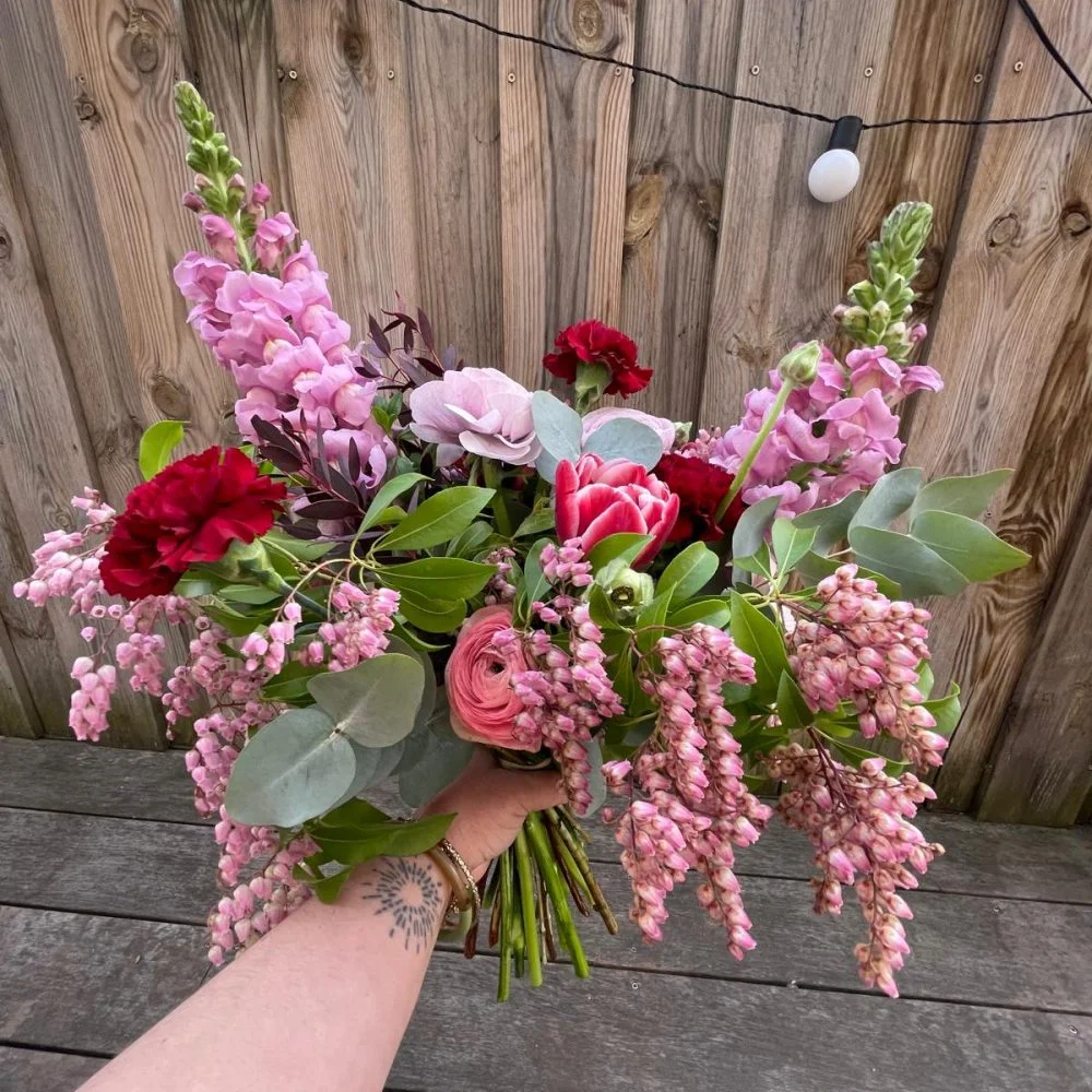 Bouquet Coccinelle, par Le Jardin de O'hara, fleuriste à Pontoise