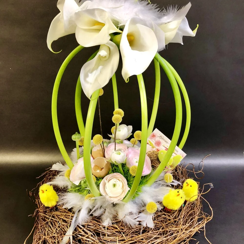 Bouquet de Pâques, par Aux Colonnes Fleuries, fleuriste à Ajaccio