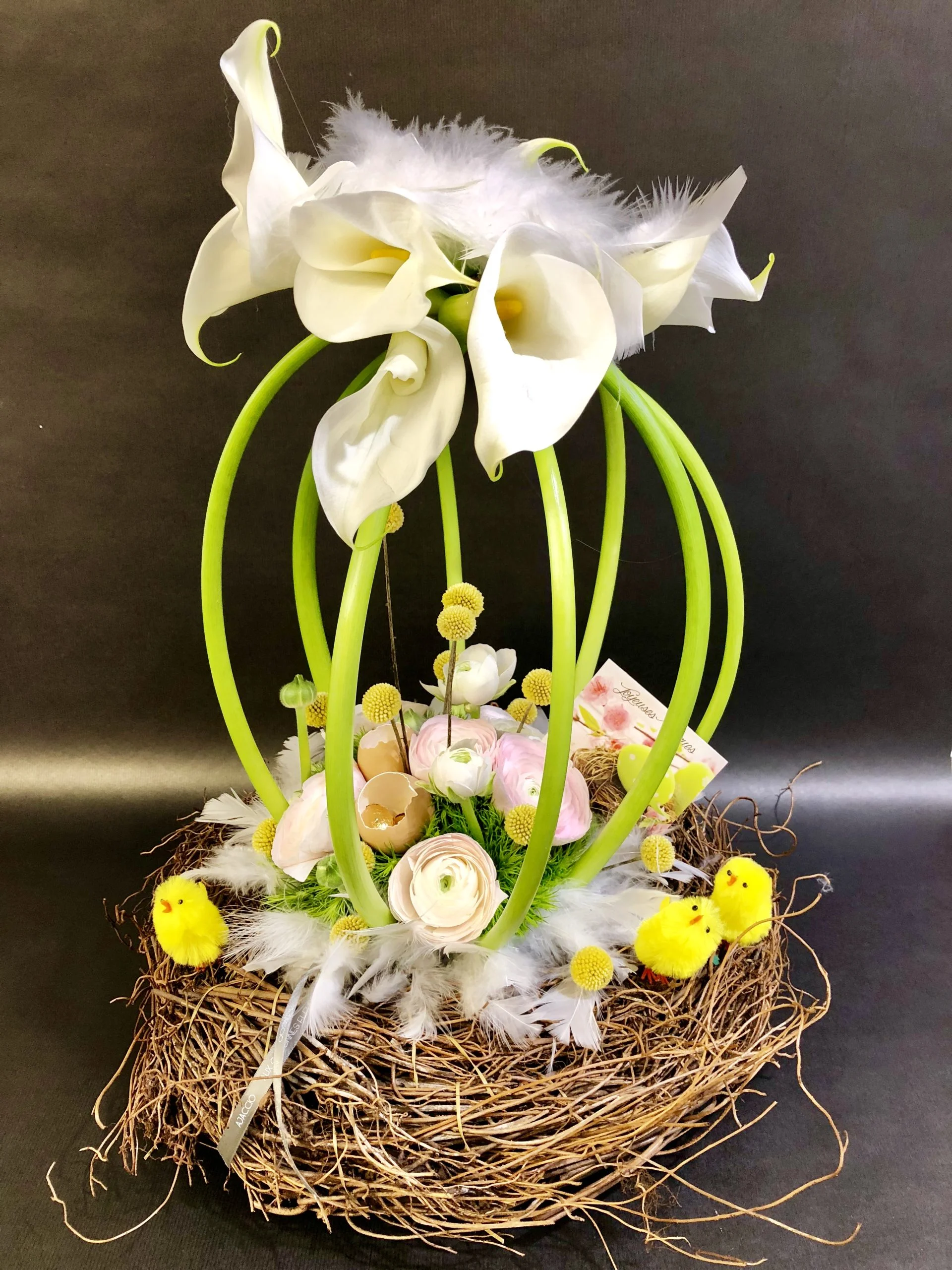 Bouquet de Pâques, par Aux Colonnes Fleuries, fleuriste à Ajaccio
