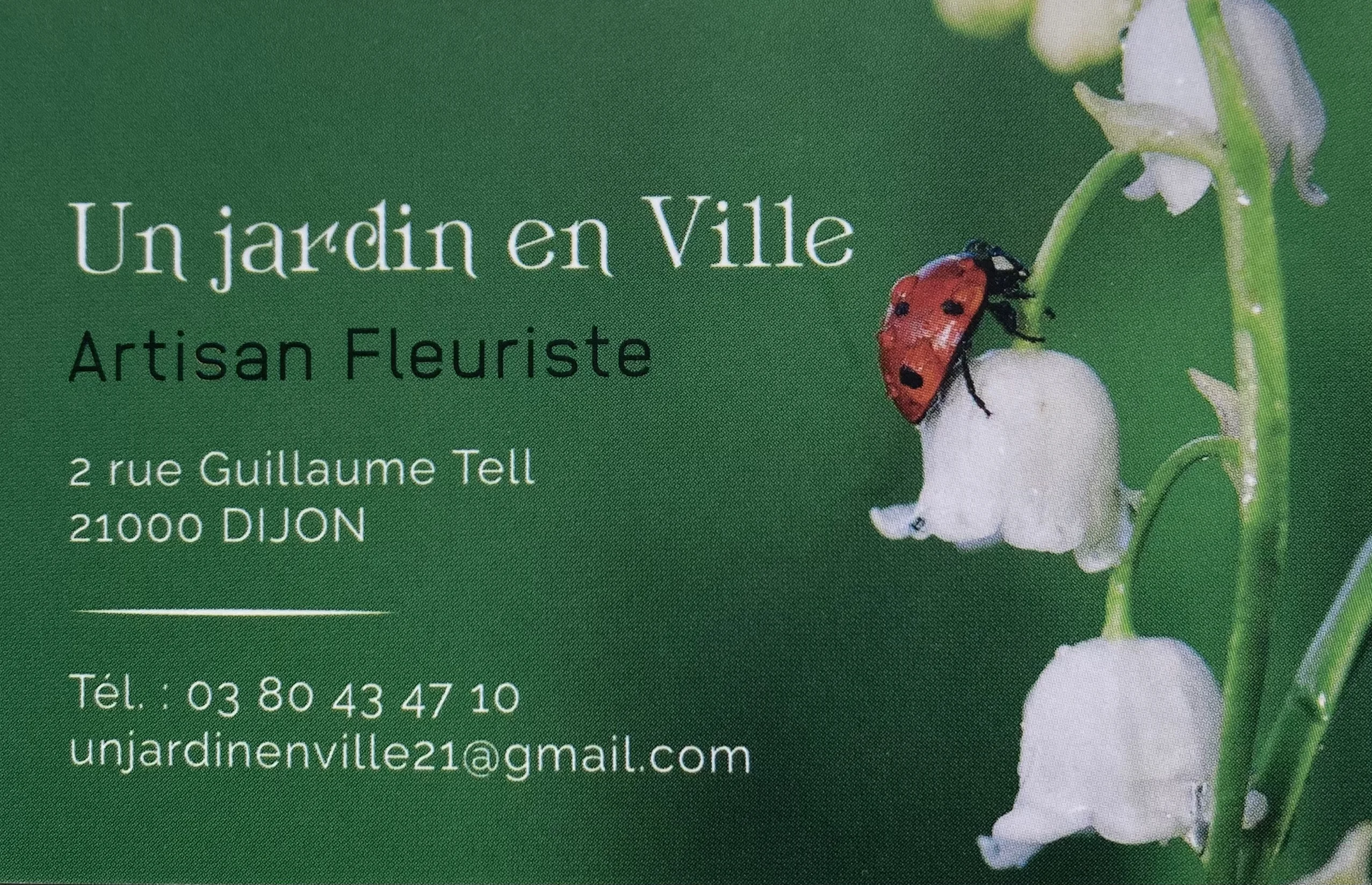 Flower Delivery in Dijon and the Surrounding Area, by Un Jardin en Ville, an Artisan Florist