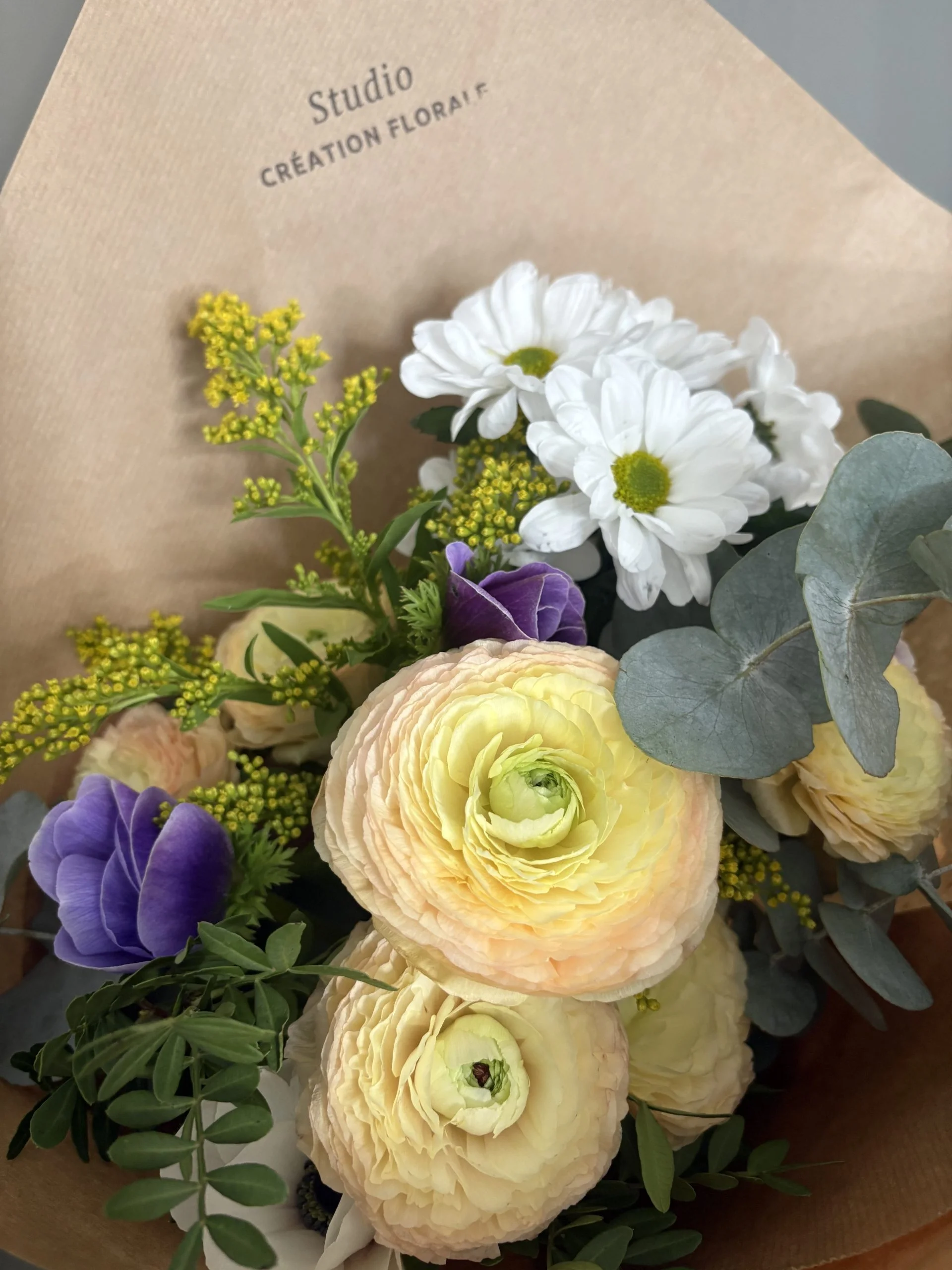 Bouquet Remerciements, par Studio Création Florale, fleuriste à Ajaccio
