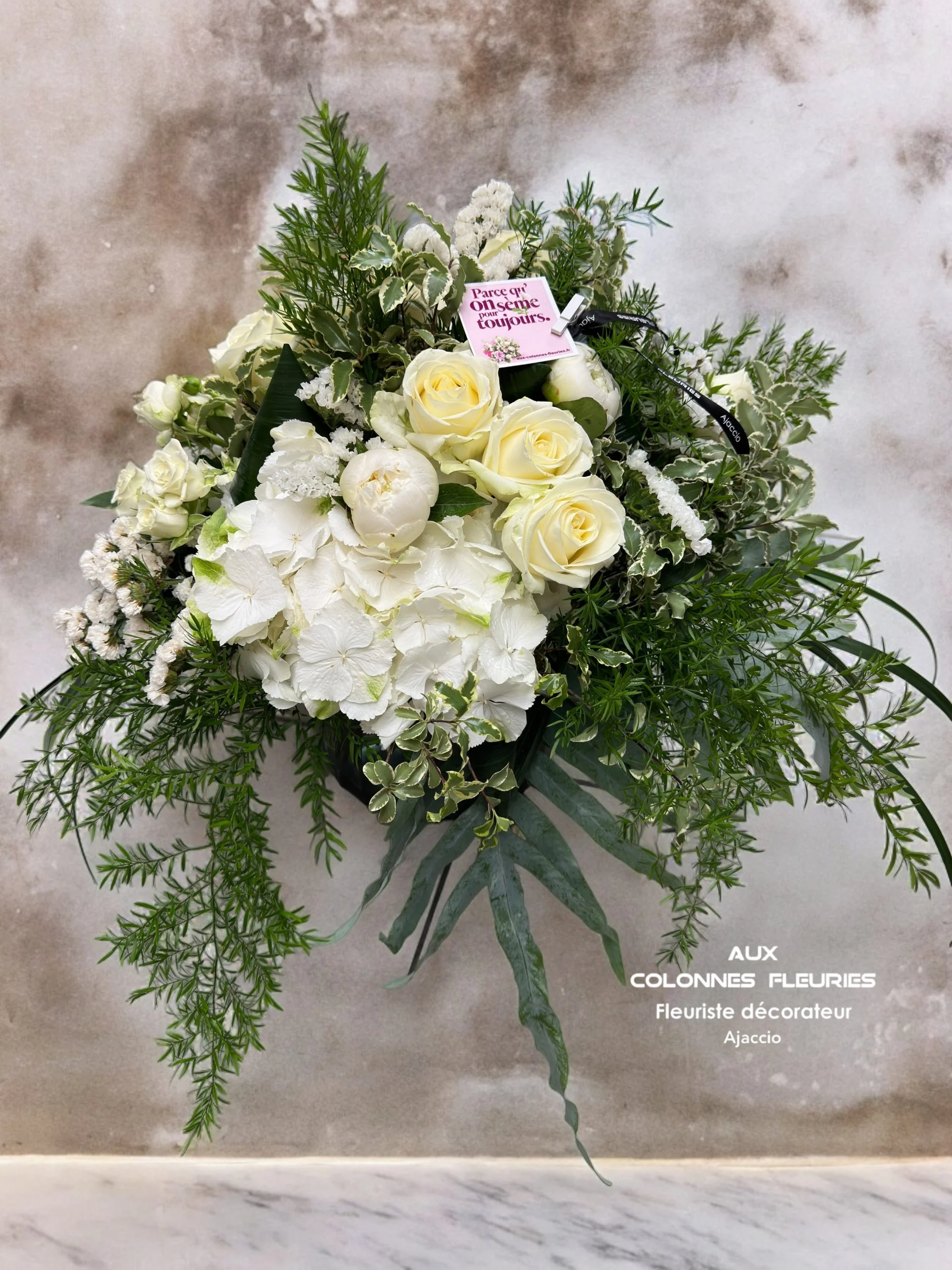 Bouquet Félicitations, par Aux Colonnes Fleuries, fleuriste à Ajaccio