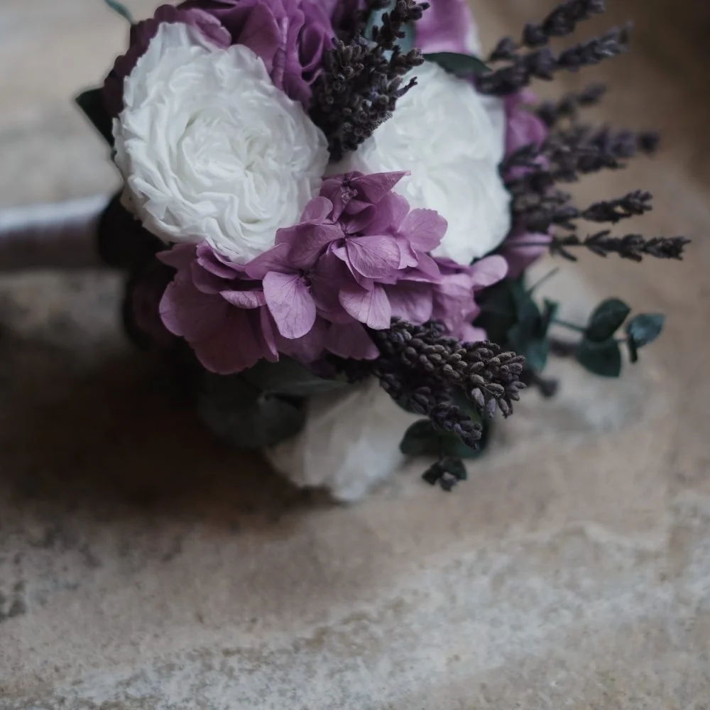 bouquet stabilisés, par Eglantine et Pivoine, fleuriste à Davézieux