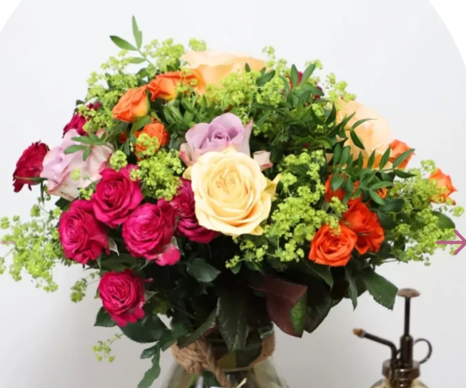 Bouquet de roses variées, par Mon Instant Fleuri, fleuriste à Loireauxence