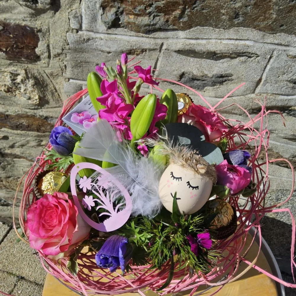 Bouquet de Pâques, par A l'Orchidée & Co, fleuriste à Plérin