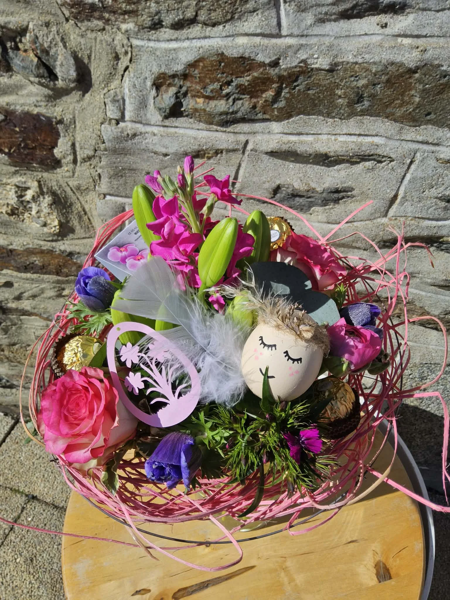 Bouquet de Pâques, par A l'Orchidée & Co, fleuriste à Plérin