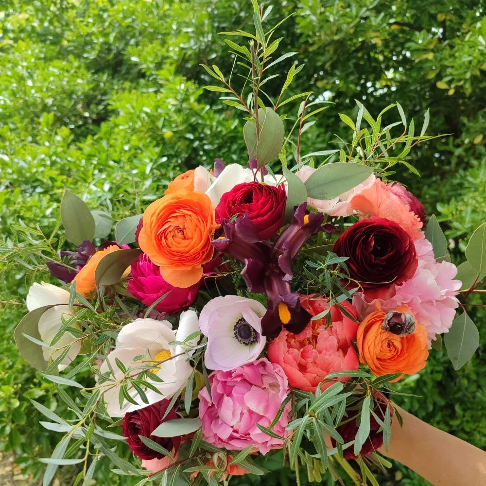 Bouquet de saison, par Cosmos Fleuriste, fleuriste à Prigonrieux