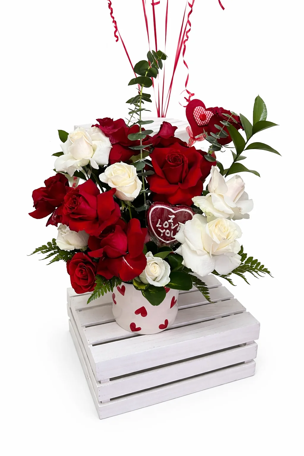 COMPOSITION AMOUR, par Passion Florale by Lili-fleurs, fleuriste à Le Moule