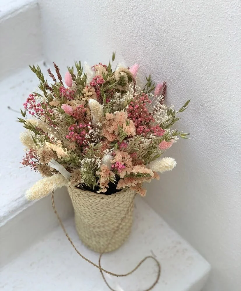 Bouquets de fleurs séchées, par Art Alia, fleuriste à Saint-Yrieix-sur-Charente