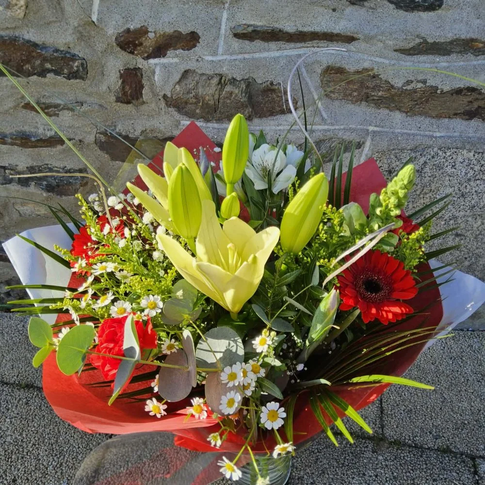 Bouquet anniversaire, par A l'Orchidée & Co, fleuriste à Plérin