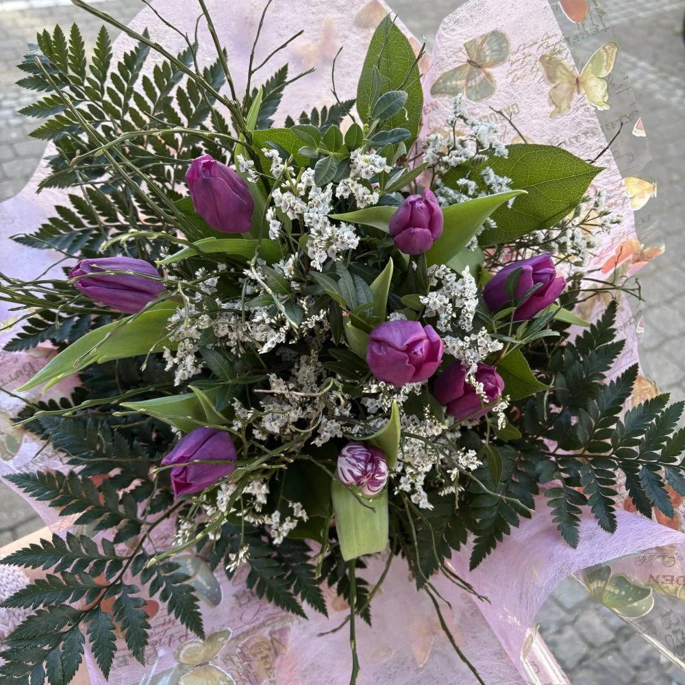 Bouquet de Tulipes, par Coeur de Fleur, fleuriste à Gembloux