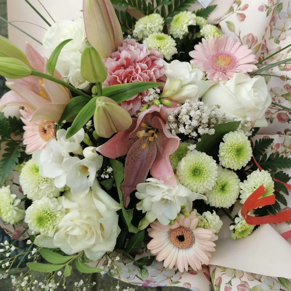 Bouquet Remerciements, par Coeur de Fleur, fleuriste à Gembloux