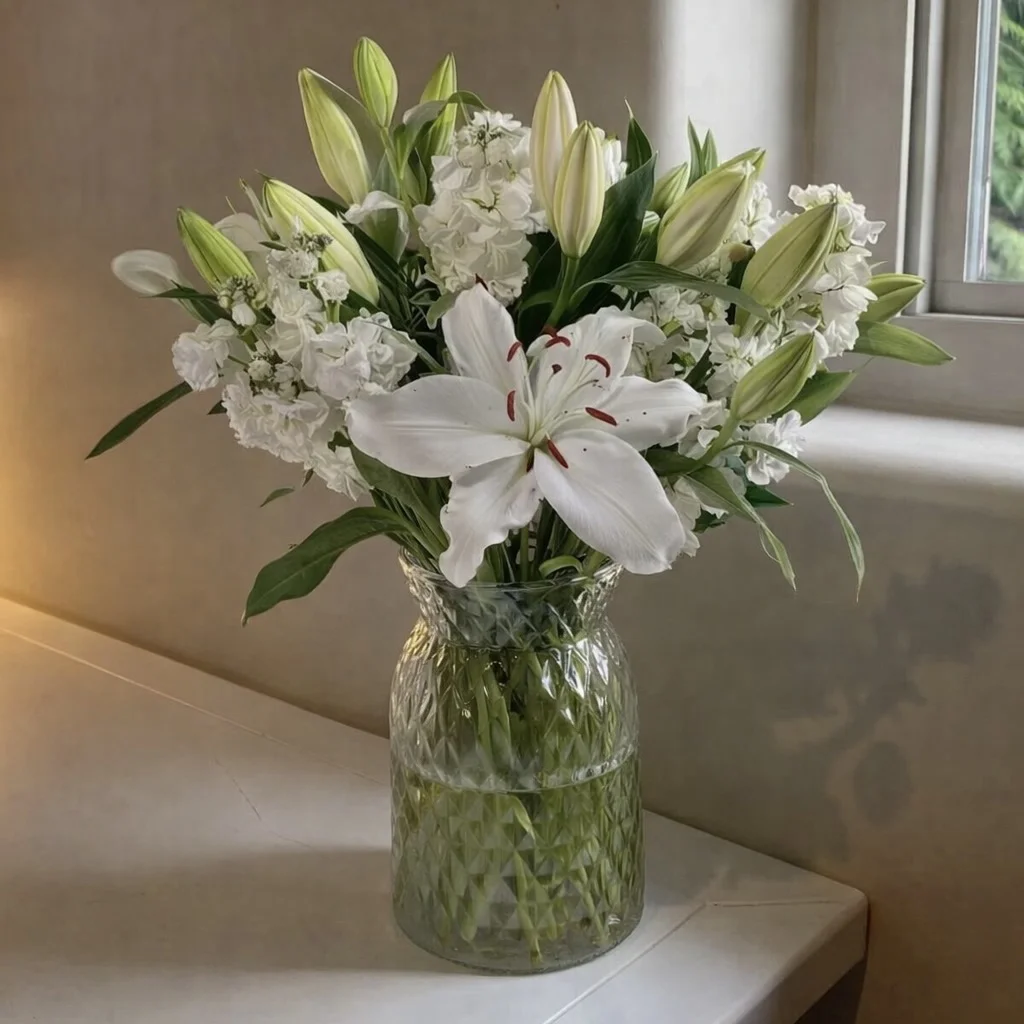 Bouquet de Lys, par Art Alia, fleuriste à Saint-Yrieix-sur-Charente